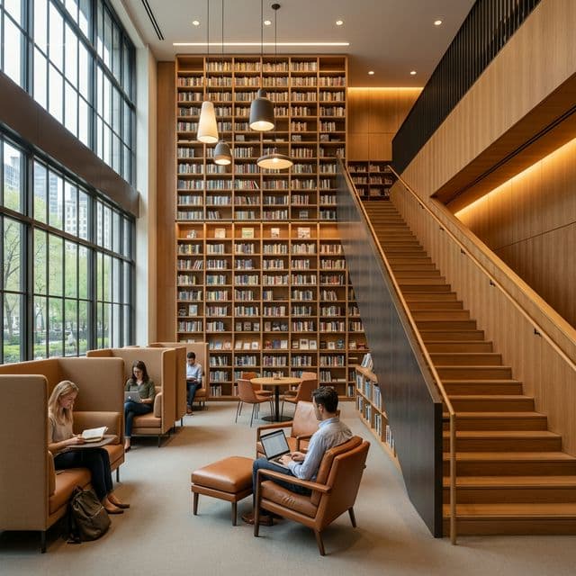 Libraries & Book Cafes